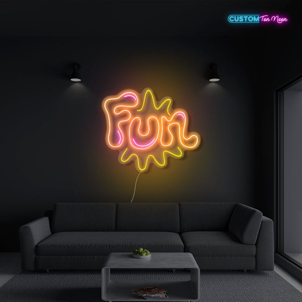 Enseigne néon Fun