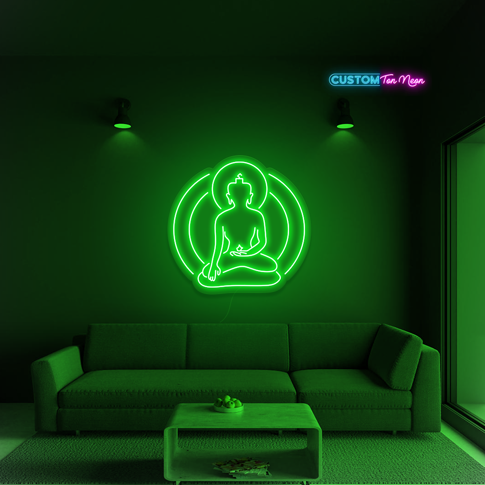Enseigne néon yoga