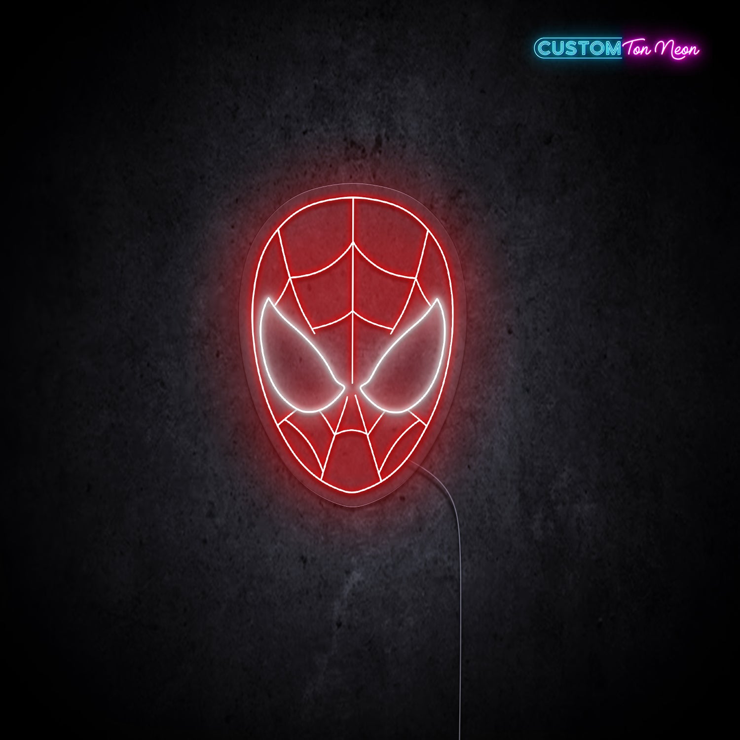 Enseigne néon Spiderman