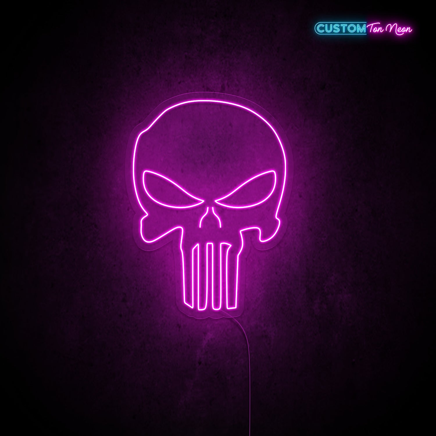 Enseigne néon Punisher