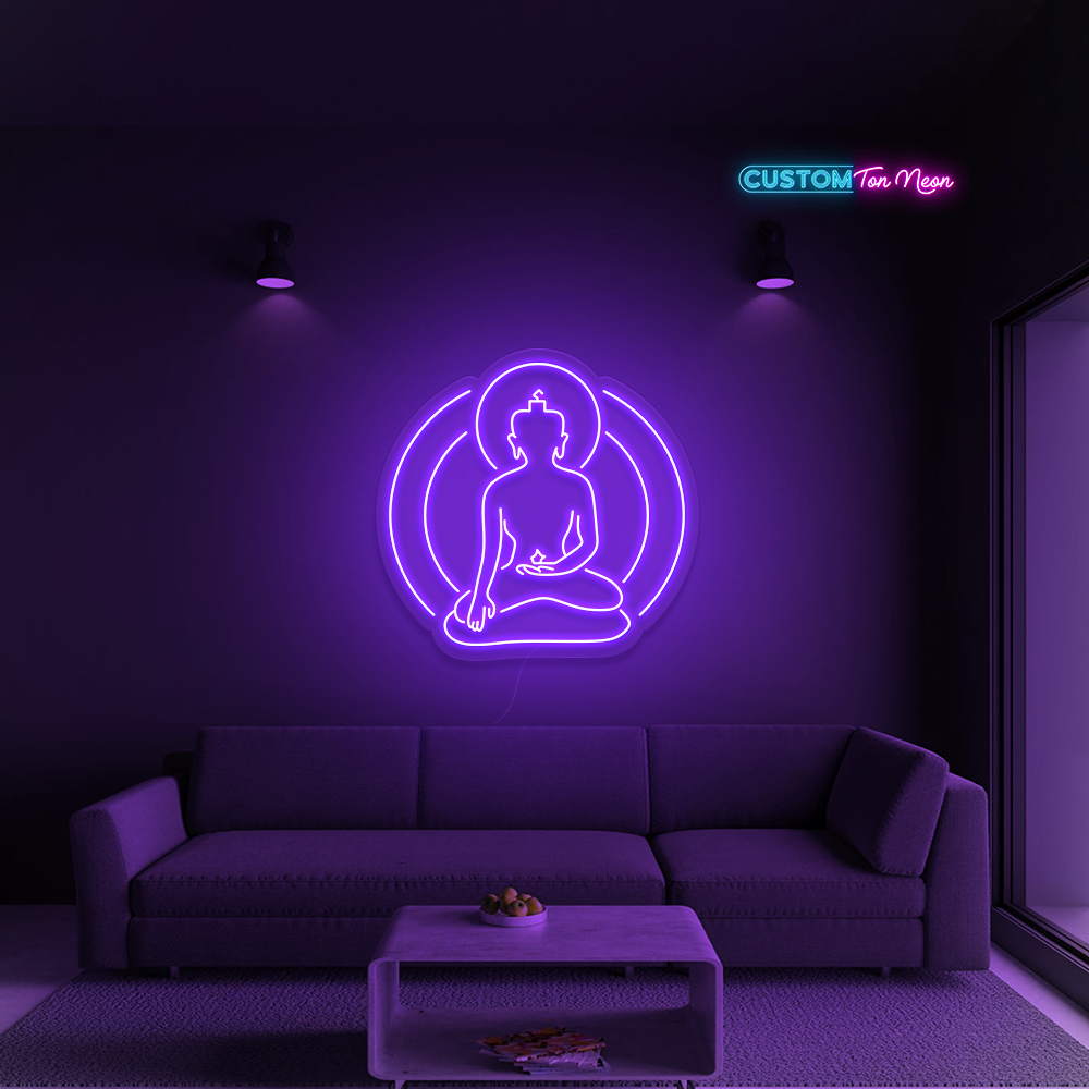 Enseigne néon yoga