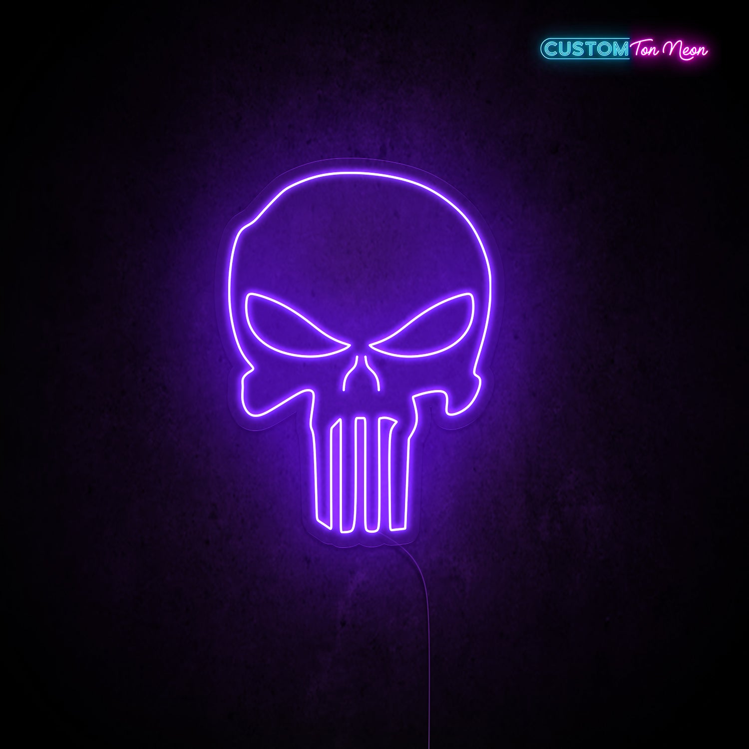 Enseigne néon Punisher