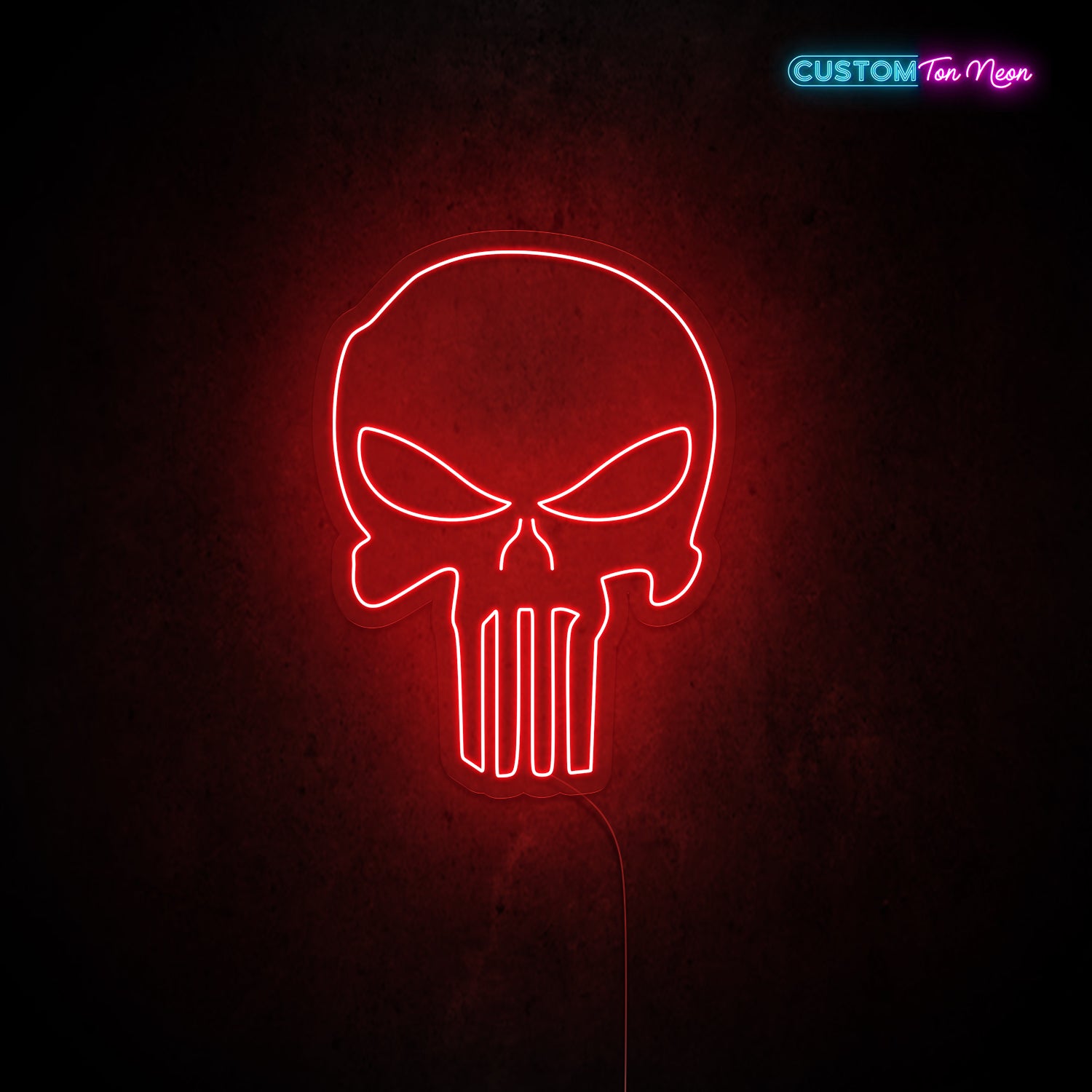 Enseigne néon Punisher